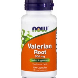 VALERIAN ROOT (ΒΑΛΕΡΙΑΝΑ) NOW FOODS 500mg 100caps ΑΓΧΟΣ